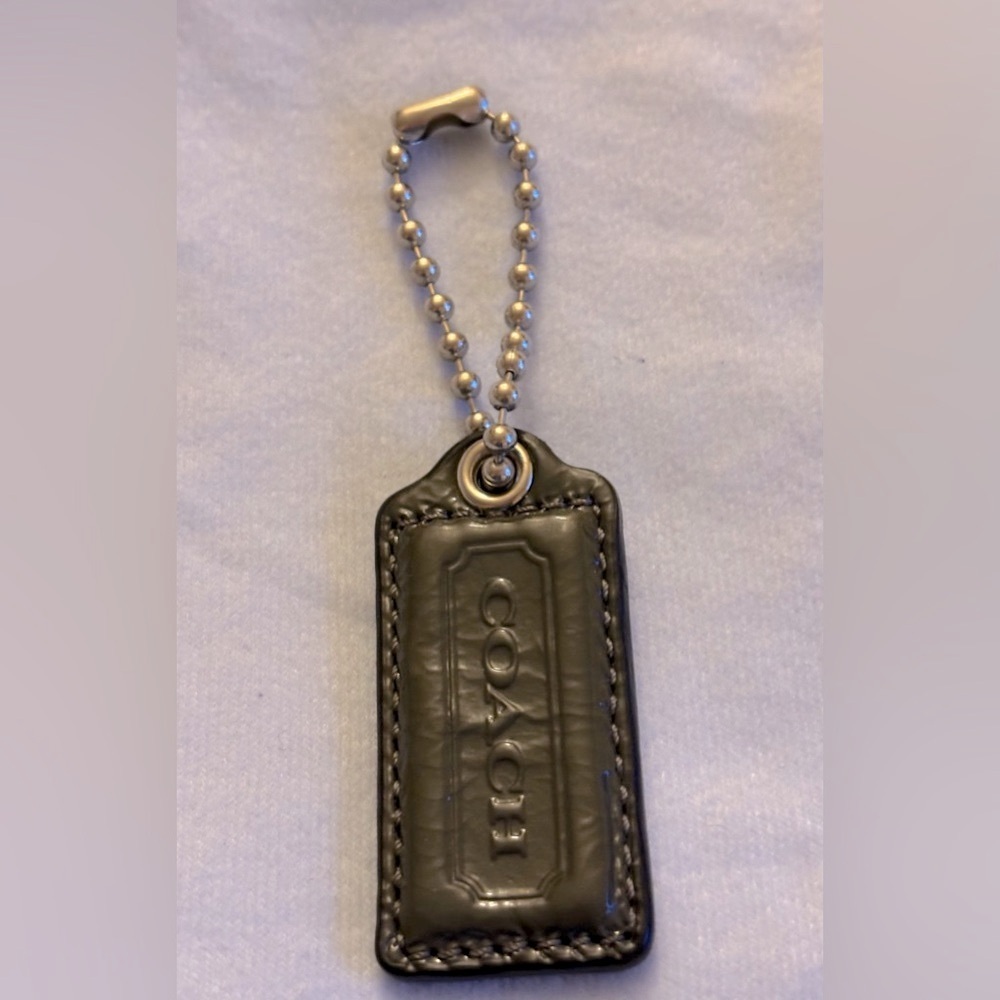 Coach Grey Hang Tag